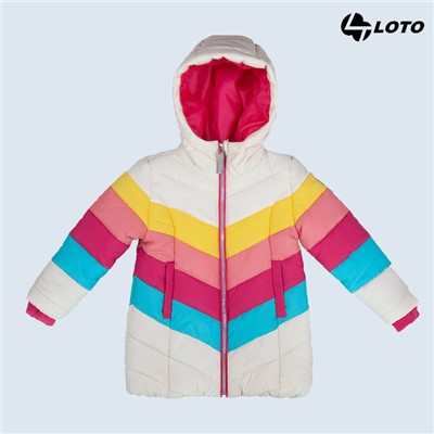 Batolecí dívčí polstrovaná bunda